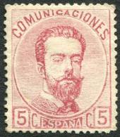 Edifil 118(*) 5 Centimos Rosa De 1872 En Nuevo - Nuovi