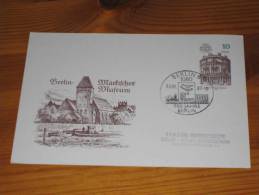 Postal Stationery DDR Ganzsache Deutschland 1987 Echt Gelaufen 10 Pf 750 Jahre Berlin Märkisches Museum - Postkarten - Gebraucht