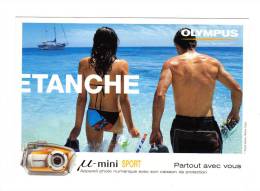 Natation: Publicite Appareil Photo Olympus, Etanche (12-4392) - Swimming