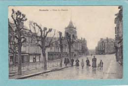 76  -  AUMALE  -  Place  Du  Marché -  1915 - TRES  BELLE CARTE ANIMEE  - - Aumale