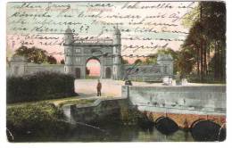 UK - Nottingham - Entrance To Wollaton Park - Old Card With Stamp - Nottingham