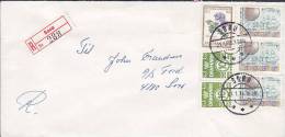 ## Registered Recommandée Eischreiben SORØ Label 1975 Cover Brief (Cz. Slania) - Storia Postale