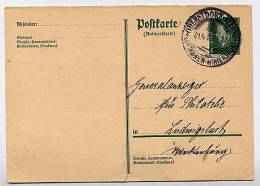 DR P183IA Antwort-Postkarte  Oberstdorf 1929  Kat. 6,50 € - Postkarten