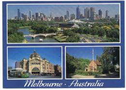 AUSTRALIA - MELBOURNE VIEWS / TRAM / THEMATIC STAMP-ELEPHANTS-RHINO - Melbourne