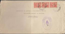 R) 1938 ARGENTINA OFFICIAL MAIL TERRITORIO NACIONAL DEL CHOCO JUSGADO DE PAZ Y REGISTRO CIVIL, TO INSTECTOR GENERAL DE J - Unused Stamps