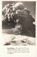 Mt. Hekla Iceland, Volcano Erupts Eruption, C1947, C1940s Vintage Real Photo Postcard - Islanda