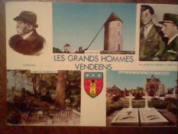 Mouilleron - En - Pareds (85) Les Grands Hommes De Vendee (geoges Clemenceau - De Lattre De Tassigny Et Son Fils - Mouilleron En Pareds