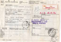 PACCO POSTALE SPEDITO DA TOYIO   -GIAPPONE  A CREMONA -ITALIA-21-1-1980 - Used Stamps