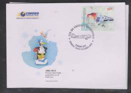 R)2012 Argentina FDC, First Argentinian Landing In The Pole South, Airplane And Map - Unused Stamps