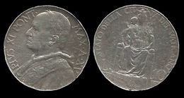 PIE XI . 10 LIRES EN ARGENT 1936 . - Vatican