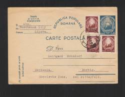 Romania Stationery 1948 To Germany - Covers & Documents