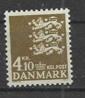 DENMARK 1970 - DEFINITIVE - COAT OF ARMS  4.10 - MNH MINT NEUF NUEVO - Nuevos