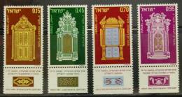 Israel - 1972 - Arches Sacrées - Holy Arks - 17ème Siècle - Neufs - Judaika, Judentum
