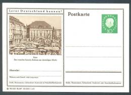 Germany Postkarte Lernt Deutschland Kennen! Bonn Rathaus Am Dreieckigen Markt MNH XX - Cartoline Illustrate - Nuovi