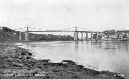 Beatiful   Old  Post Card    "    MENAI   SUSPENSION   BRIDGE   " - Autres & Non Classés