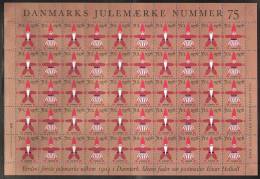 DENMARK SHEETLETS CHRISTMAS STAMPS FROM 1978 - Blocks & Sheetlets