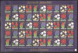 DENMARK SHEETLETS CHRISTMAS STAMPS FROM 1984 - Hojas Bloque