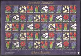 DENMARK SHEETLETS CHRISTMAS STAMPS FROM 1984 - Blocks & Sheetlets