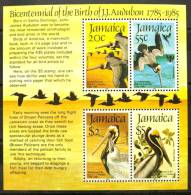 Jamaique -1985 - Bicentenaire De La Naissance De John Audubon - Birth Bicentenary Of John Audubon - Neufs - Pelicans