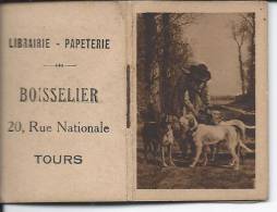 Calendrier 1917 En Petit Livret 3.7 X 5.5 Cm - Librairie Boisselier à Tours - Tamaño Pequeño : 1901-20
