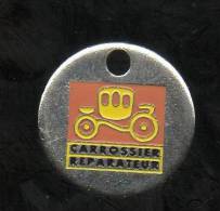 JETON CADDIE AUTO CARROSIER REPARATEUR AYVAZIAN MARSEILLE - Trolley Token/Shopping Trolley Chip