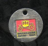 JETON CADDIE AUTO CARROSIER REPARATEUR CARROS 33 LA BREDE - Trolley Token/Shopping Trolley Chip