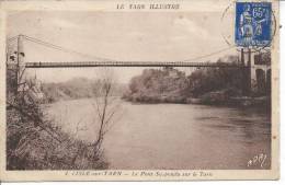 LISLE SUR TARN - Le Pont Suspendu Sur Le Tarn - Lisle Sur Tarn