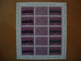 000 Gotthard Trains 1982 - Unused Stamps