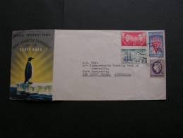 == Asutralien ?  Ross Anatrctis Scot Base 1957  FDC  ??  Not Perfect - Covers & Documents