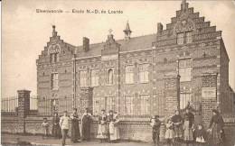 STEENWOORDE - Ecole Notre-Dame De Lourde (Carte Animée, Bon état) - Steenvoorde