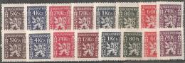 Cecoslovacchia 1947 S Nuovo** - Yv.8/15 X2 - Timbres De Service