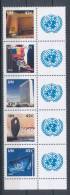 UN New York 2008 42c UN Symbols Verical Strip Of 5, M-1091-1095C, MNH** - Hojas Y Bloques