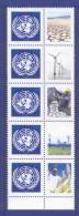 UN New York 2009 98c Michel 1161 C Perf. 11. UN Symbols Verical Strip Of 5, Summit Climate Change, MNH** - Blocks & Sheetlets