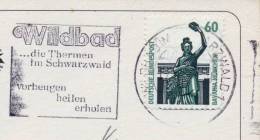 Germany BRD 1988 Wildbad Machine Cancel Thermal Baths - Thermalisme