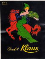 AUTOCOLLANT PUBLICITAIRE CHOCOLAT KLAUS  D'APRES CAPPIELLO - Altri & Non Classificati