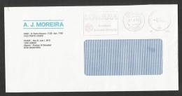 Portugal EMA Cachet Rouge Lowara Pompes A Eau 1985 Lowara Water Pumps Franking Meter - Wasser