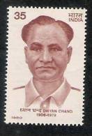 INDIA 1980  Dhyan Chand, Hockey, Olympian For Many Years MNH(**) - Ungebraucht