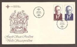 South Africa FDC 3.10 Special - 1978 Inauguration B J Vorser - FDC
