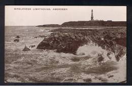 RB 896 - Early Postcard - Girdleness Lighthouse Aberdeen Scotland - Aberdeenshire