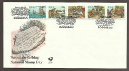 South Africa FDC 5.19 - 1992 National Stamp Day - Postal Stones, Ships - FDC