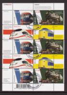 Nederland 2006 Nr  V2366-2369 Treinen Trains Blok Gestempeld - Used Stamps