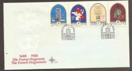 South Africa FDC 4.25 - 1988 - French Huguenot Settlement Of The Cape, 300th Anniversary - FDC