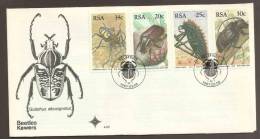 South Africa FDC 4.20 - 1987 - Beetles - FDC