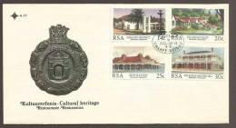 South Africa FDC 4.17 - 1986 - Cultural Heritage - FDC