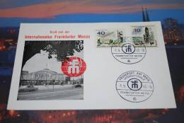 Berlin  1965   Mi.254 + 258  /  Stempel Frankfurte Messe   1,9.1965  ( 3 ) - Frankeermachines (EMA)