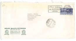 TZ1359 - DANIMARCA 1960, Lettera Commerciale Per L'Italia .  Isolato - Brieven En Documenten