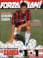 CALCIO FORZA MILAN MARCO VAN BASTEN 101 GOALS MALDINI COSTACURTA 1992 - Sport