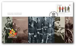 2012 Canada Regiments Military Soldier Infantry Royal Single Stamp FDC - 2011-...