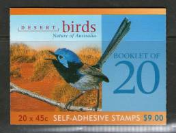 AUSTRALIE  2001 CARNET OISEAUX DU DESERT  YVERT  N°C1970  NEUF MNH** - Booklets