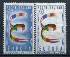 1957 Italia, Europa CEPT , Serie Completa Nuova (**) - 1957